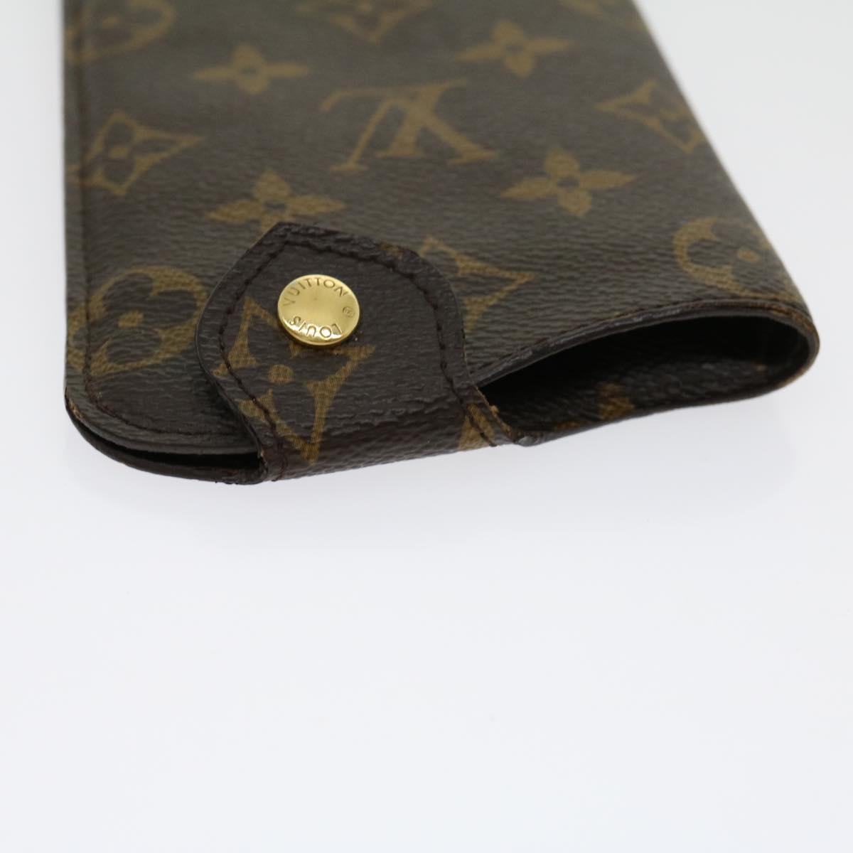 LOUIS VUITTON Monogram Etui A Lunettes MM Glasses Case M66544 LV Auth 30814