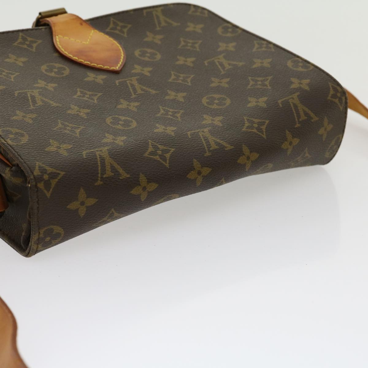 LOUIS VUITTON Monogram Cartouchiere GM Shoulder Bag M51252 LV Auth 30833