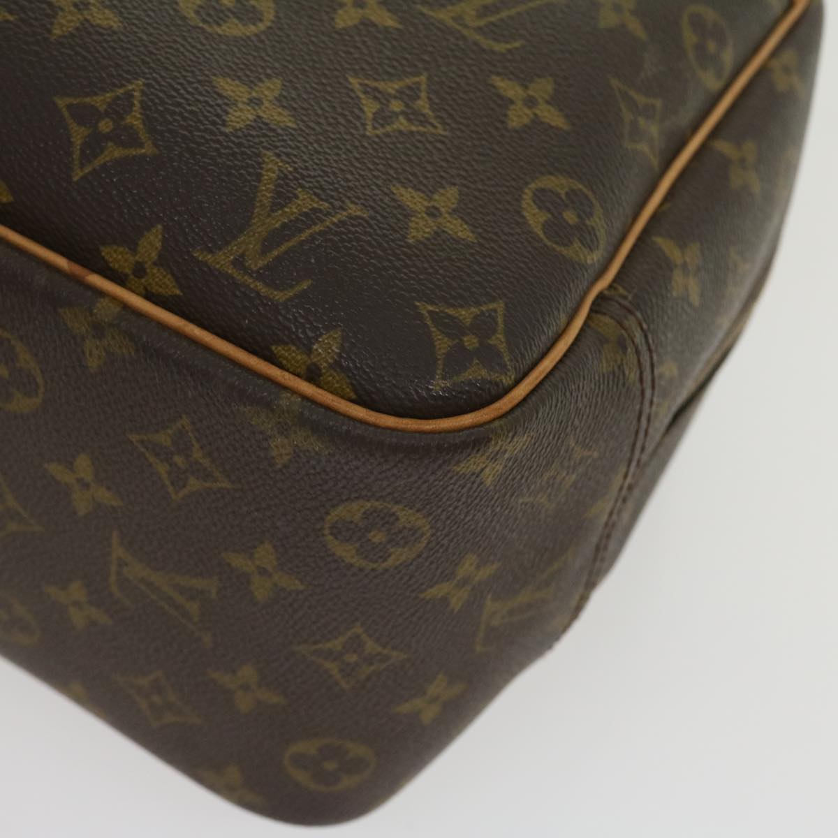 LOUIS VUITTON Monogram Deauville Hand Bag M47270 LV Auth 30838