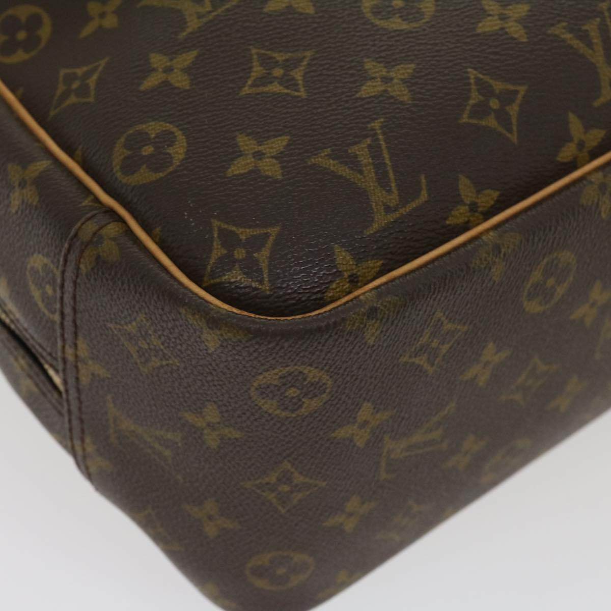 LOUIS VUITTON Monogram Deauville Hand Bag M47270 LV Auth 30838