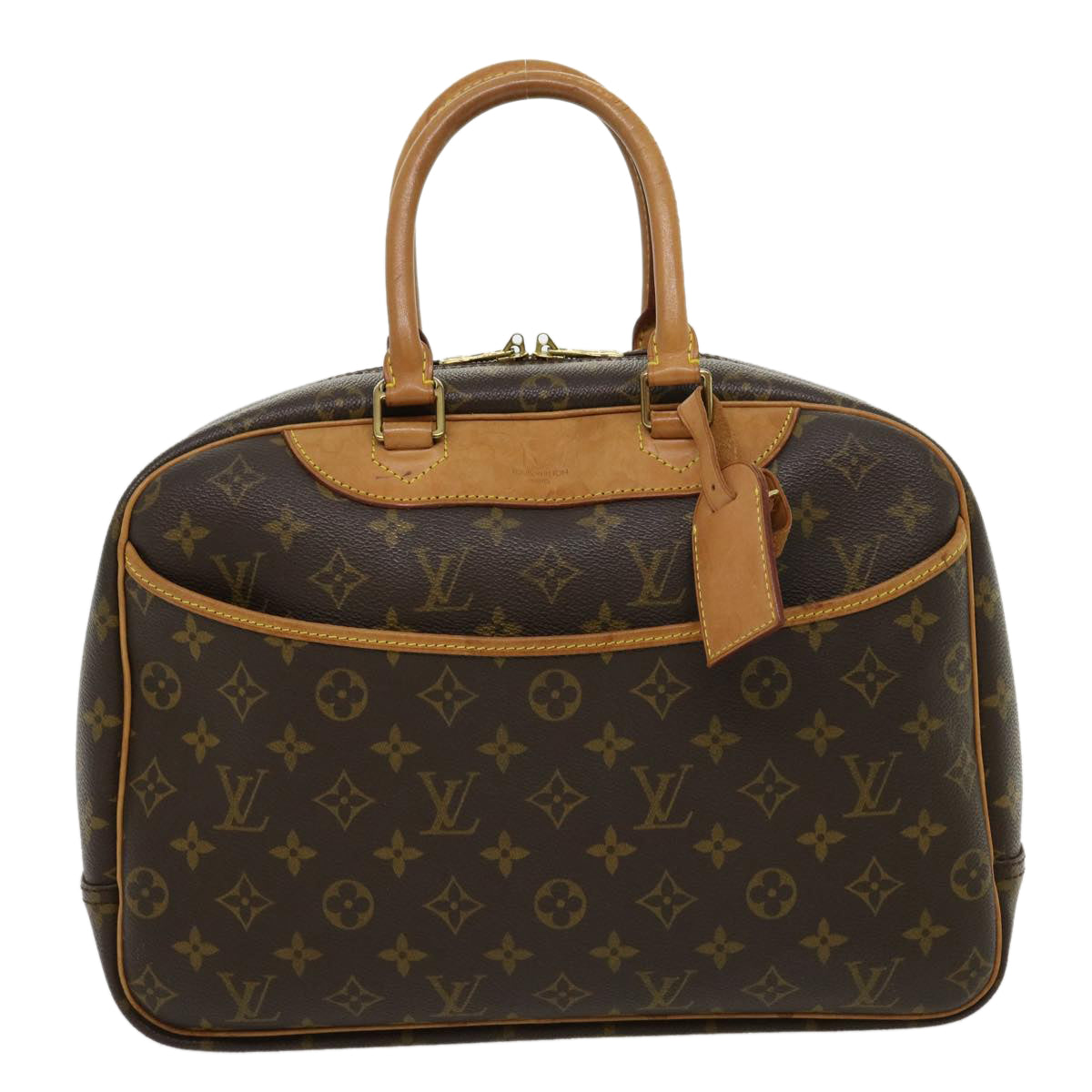 LOUIS VUITTON Monogram Deauville Hand Bag M47270 LV Auth 30838