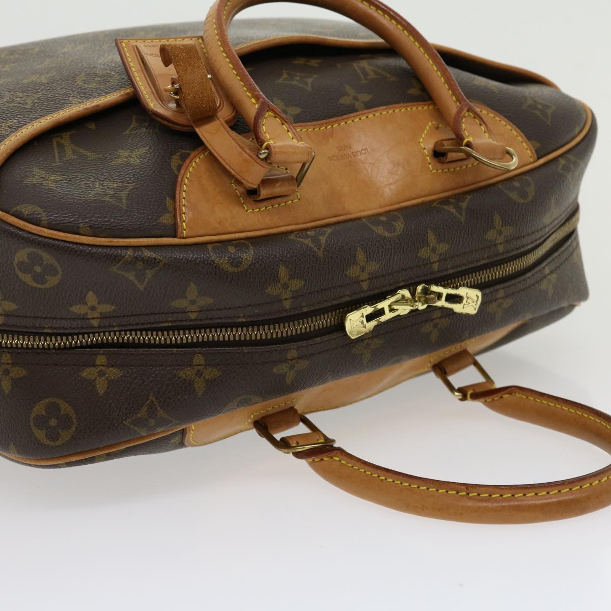 LOUIS VUITTON Monogram Deauville Hand Bag M47270 LV Auth 30838