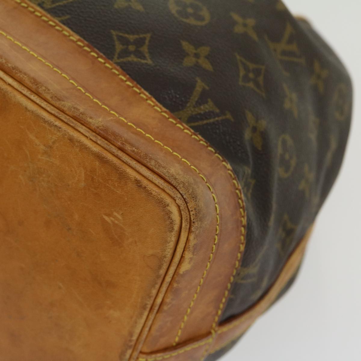 LOUIS VUITTON Monogram Noe Shoulder Bag M42224 LV Auth 30841