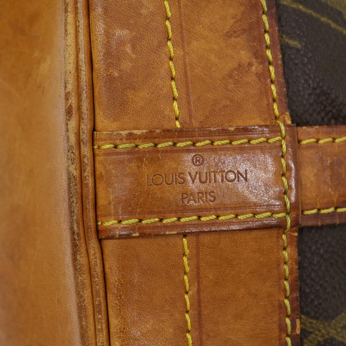 LOUIS VUITTON Monogram Noe Shoulder Bag M42224 LV Auth 30841