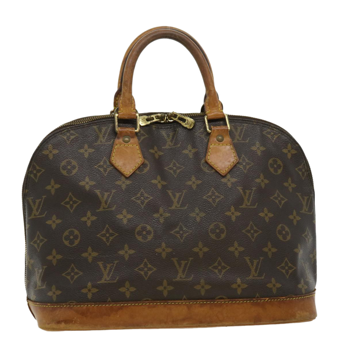 LOUIS VUITTON Monogram Alma Hand Bag M51130 LV Auth 30878