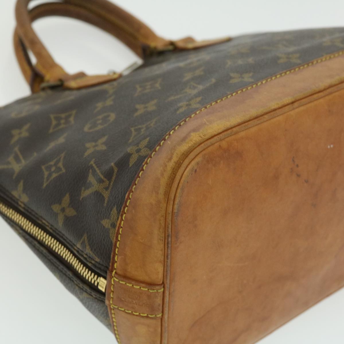 LOUIS VUITTON Monogram Alma Hand Bag M51130 LV Auth 30878