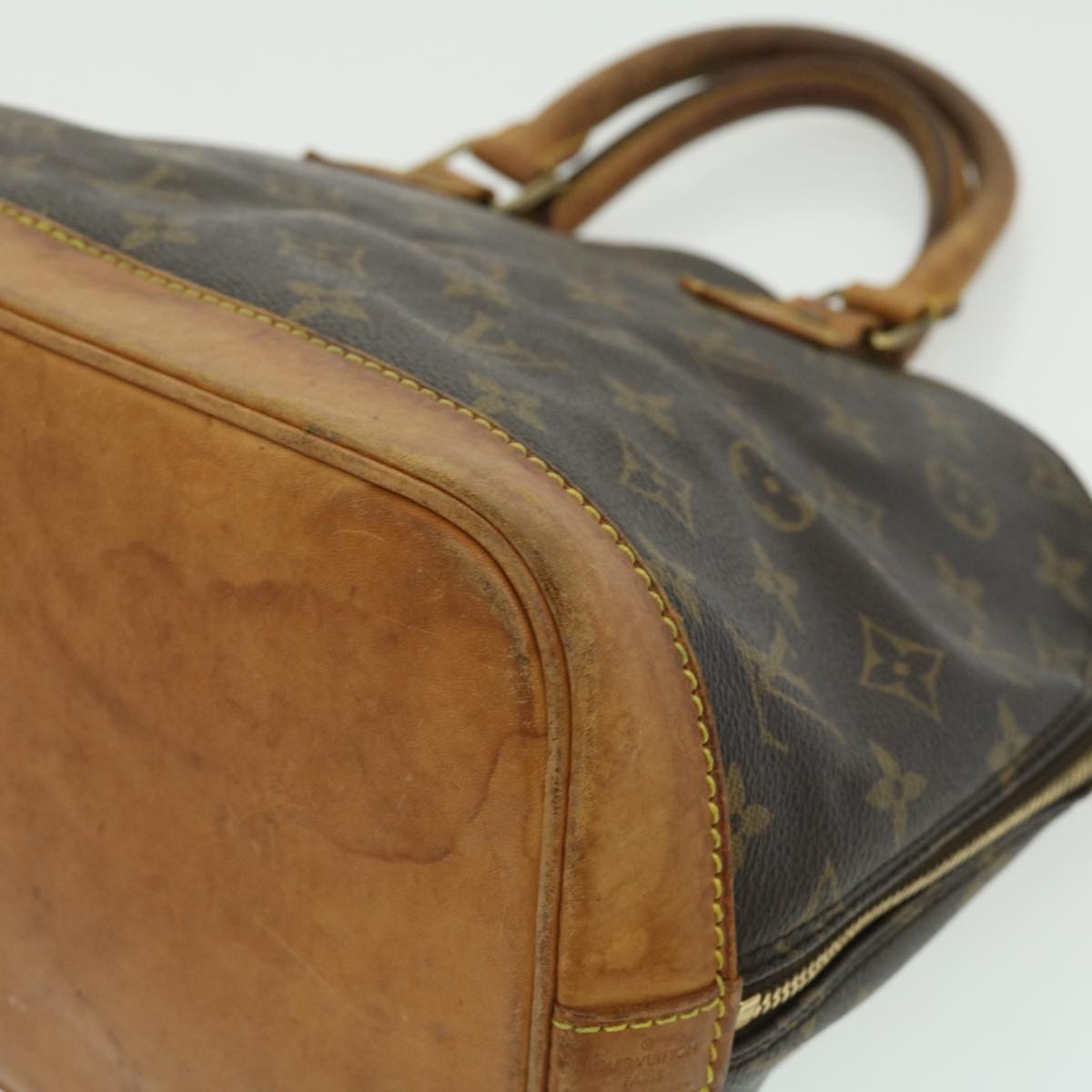 LOUIS VUITTON Monogram Alma Hand Bag M51130 LV Auth 30878