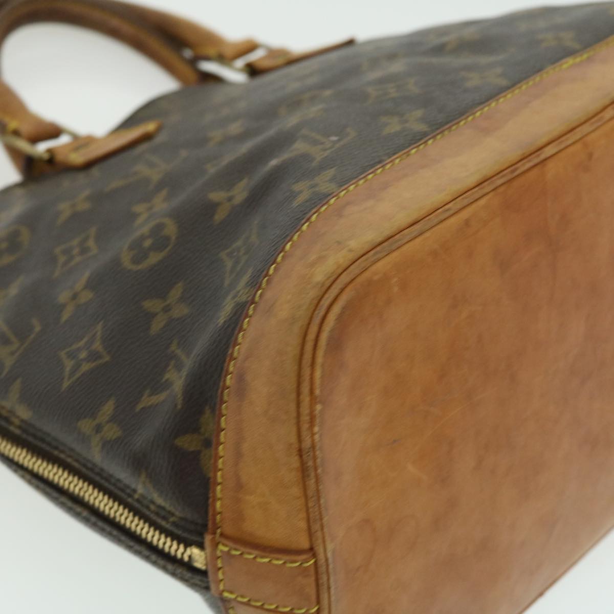 LOUIS VUITTON Monogram Alma Hand Bag M51130 LV Auth 30878