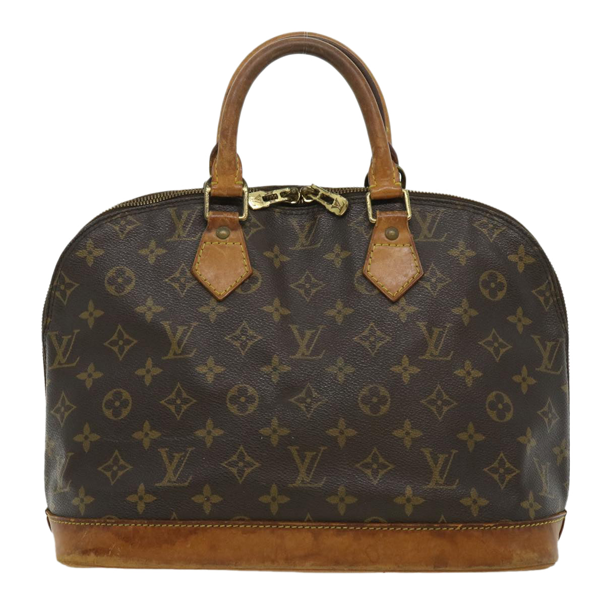 LOUIS VUITTON Monogram Alma Hand Bag M51130 LV Auth 30878