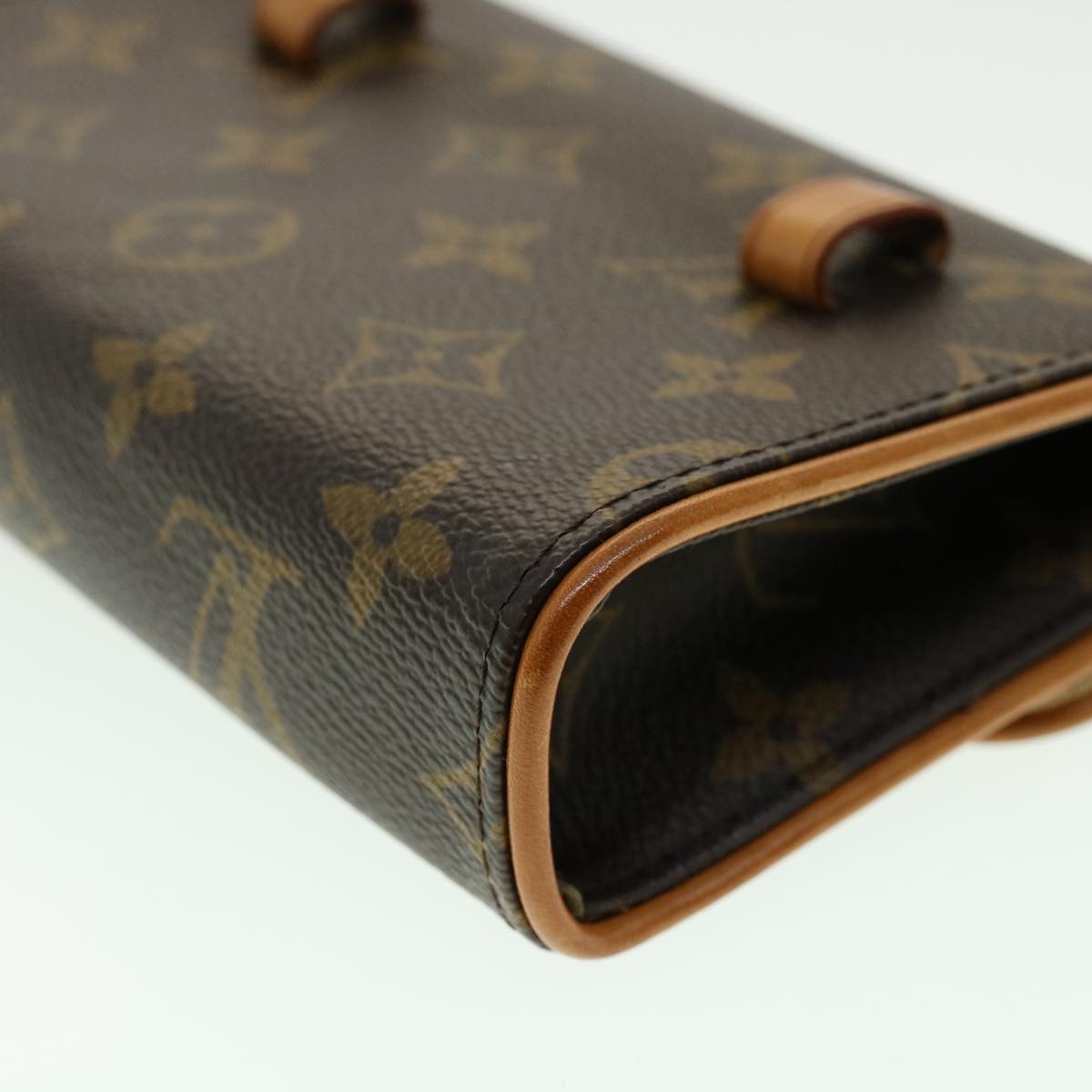 LOUIS VUITTON Monogram Pochette Florentine Waist Bag N51856 LV Auth 30935