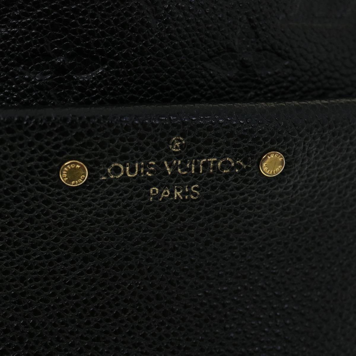 LOUIS VUITTON Monogram Empreinte Sorbonne Backpack Black M44016 LV Auth 30951A