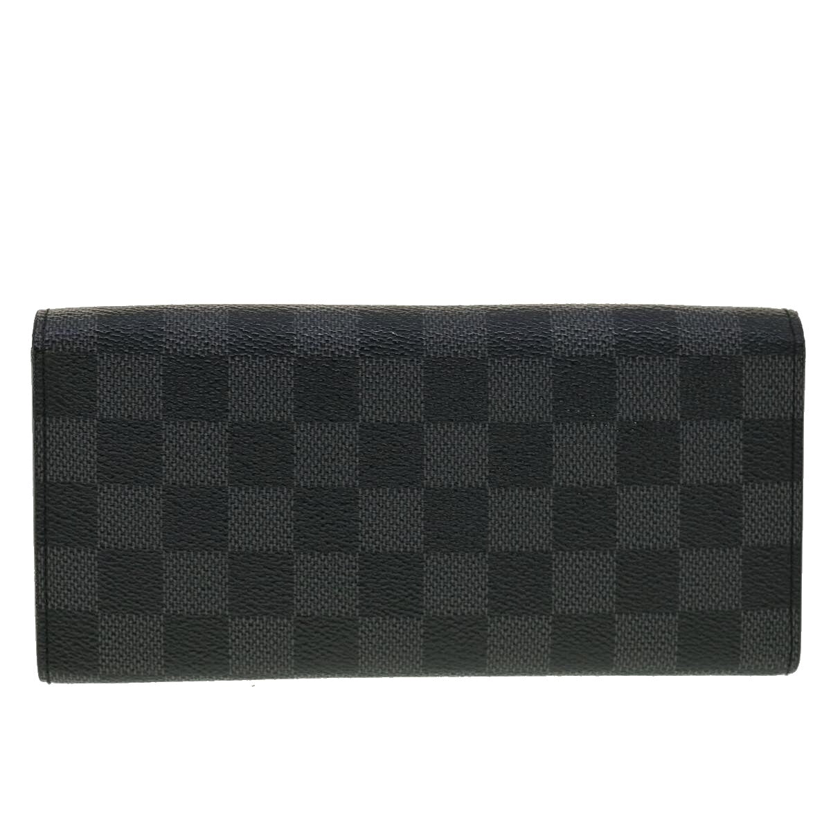 LOUIS VUITTON Damier Graphite Portefeuille long Modulable N63084 LV Auth 31040