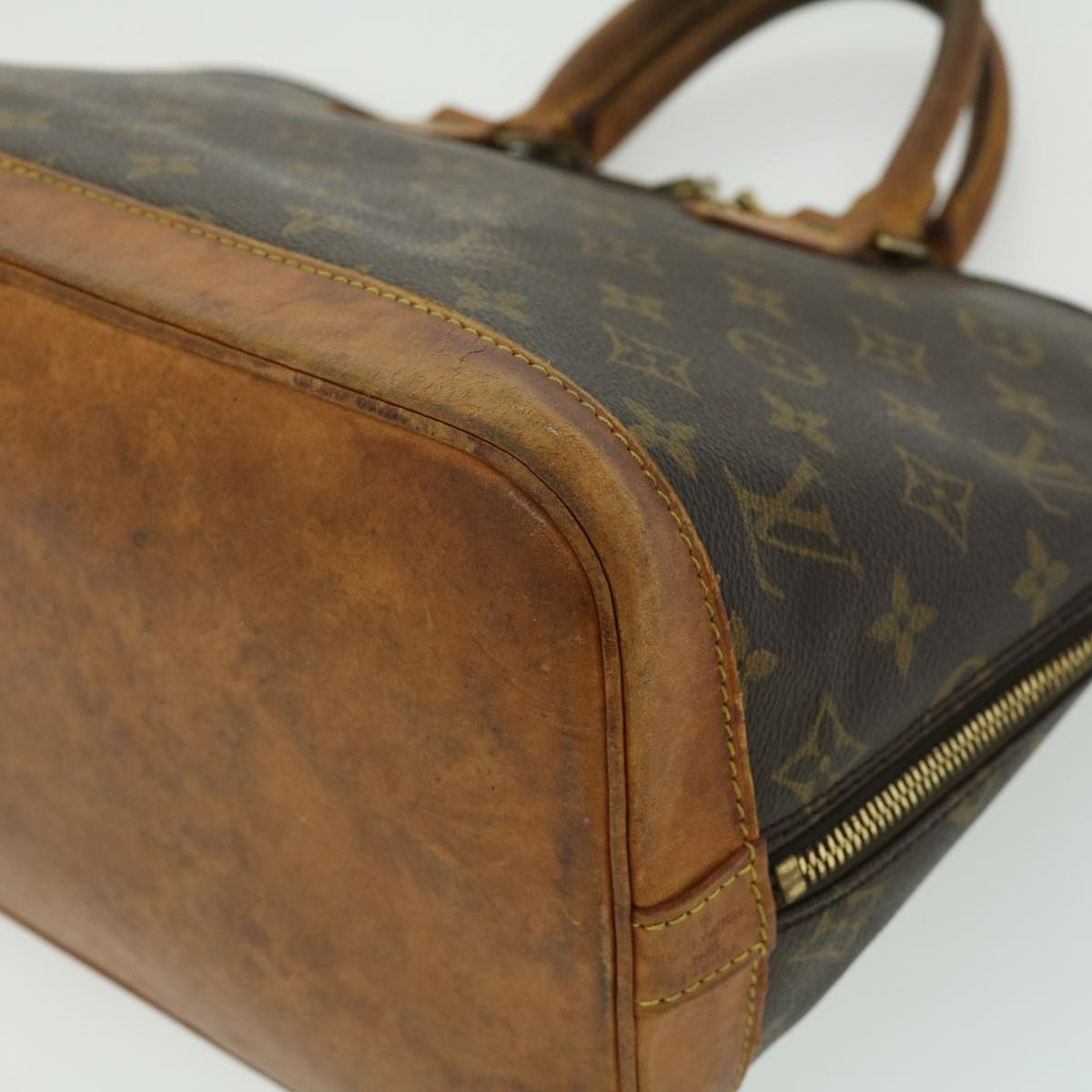 LOUIS VUITTON Monogram Alma Hand Bag M51130 LV Auth 31146