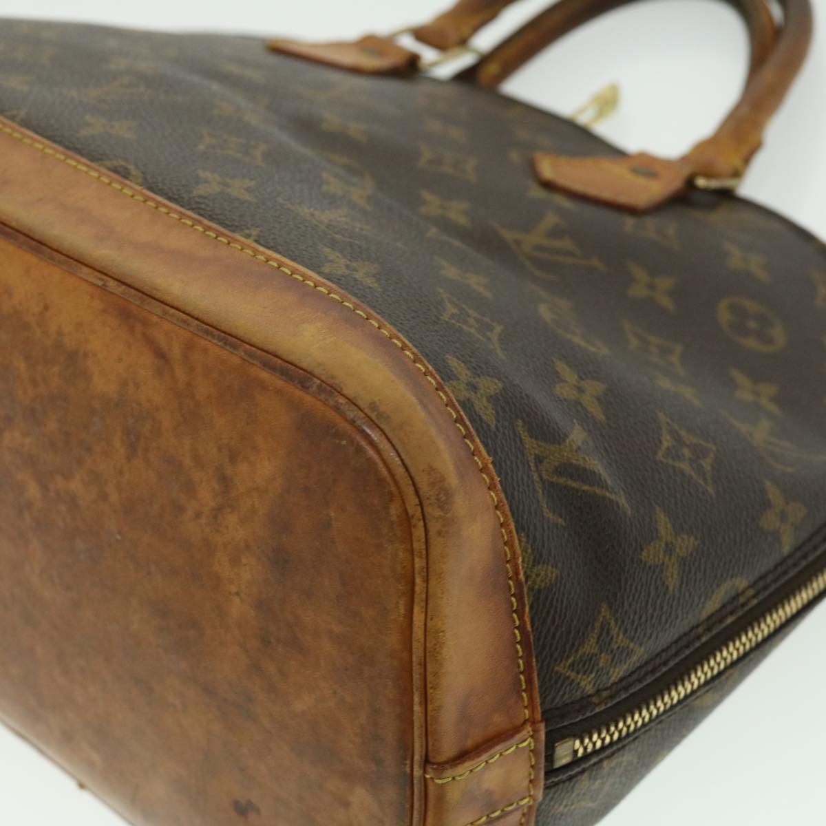 LOUIS VUITTON Monogram Alma Hand Bag M51130 LV Auth 31146