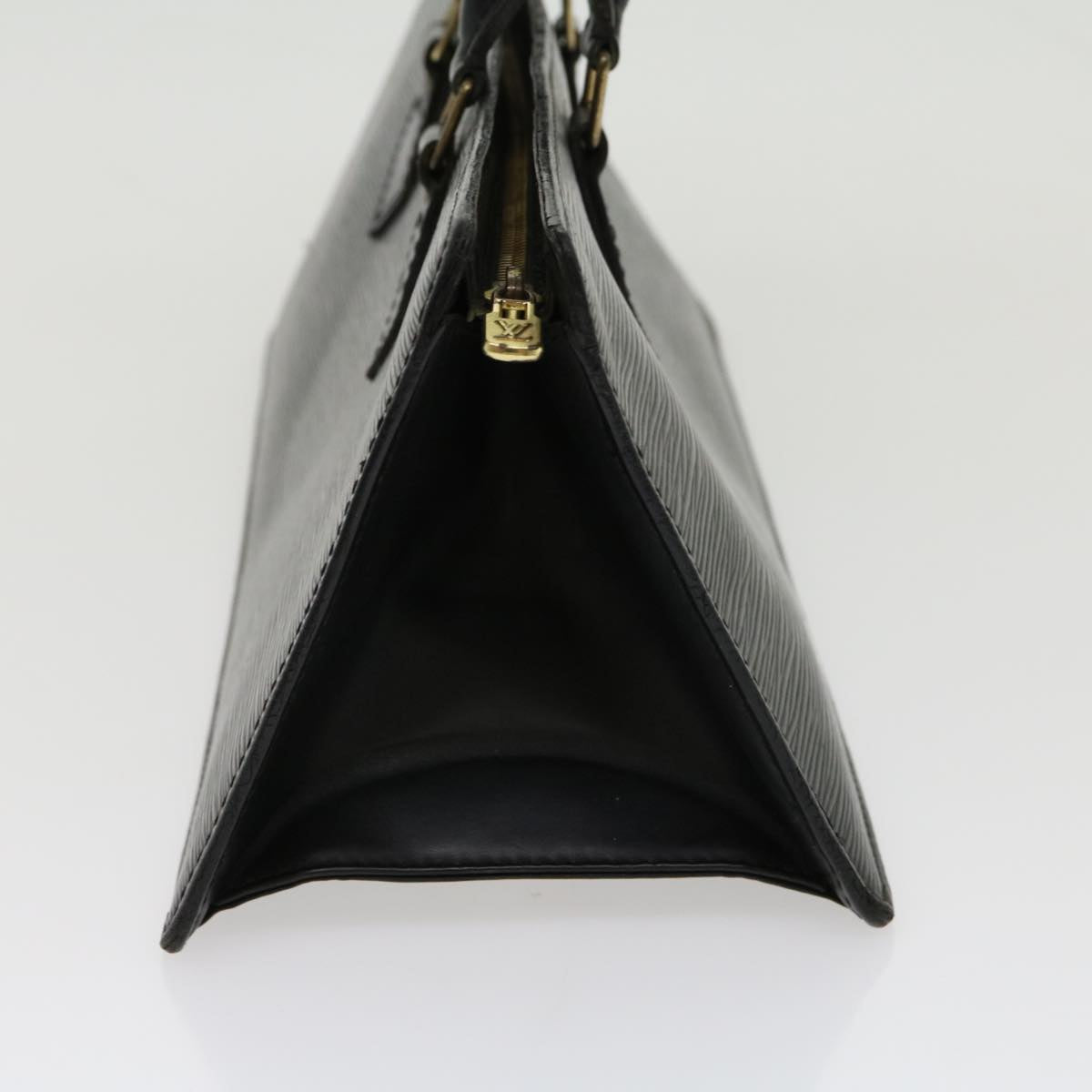 LOUIS VUITTON Epi Sac Triangle Hand Bag Black M52092 LV Auth 31204