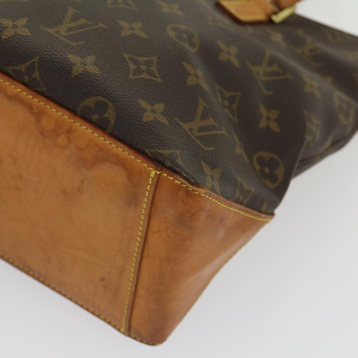 LOUIS VUITTON Monogram Cabas Piano Tote Bag M51148 LV Auth 31212