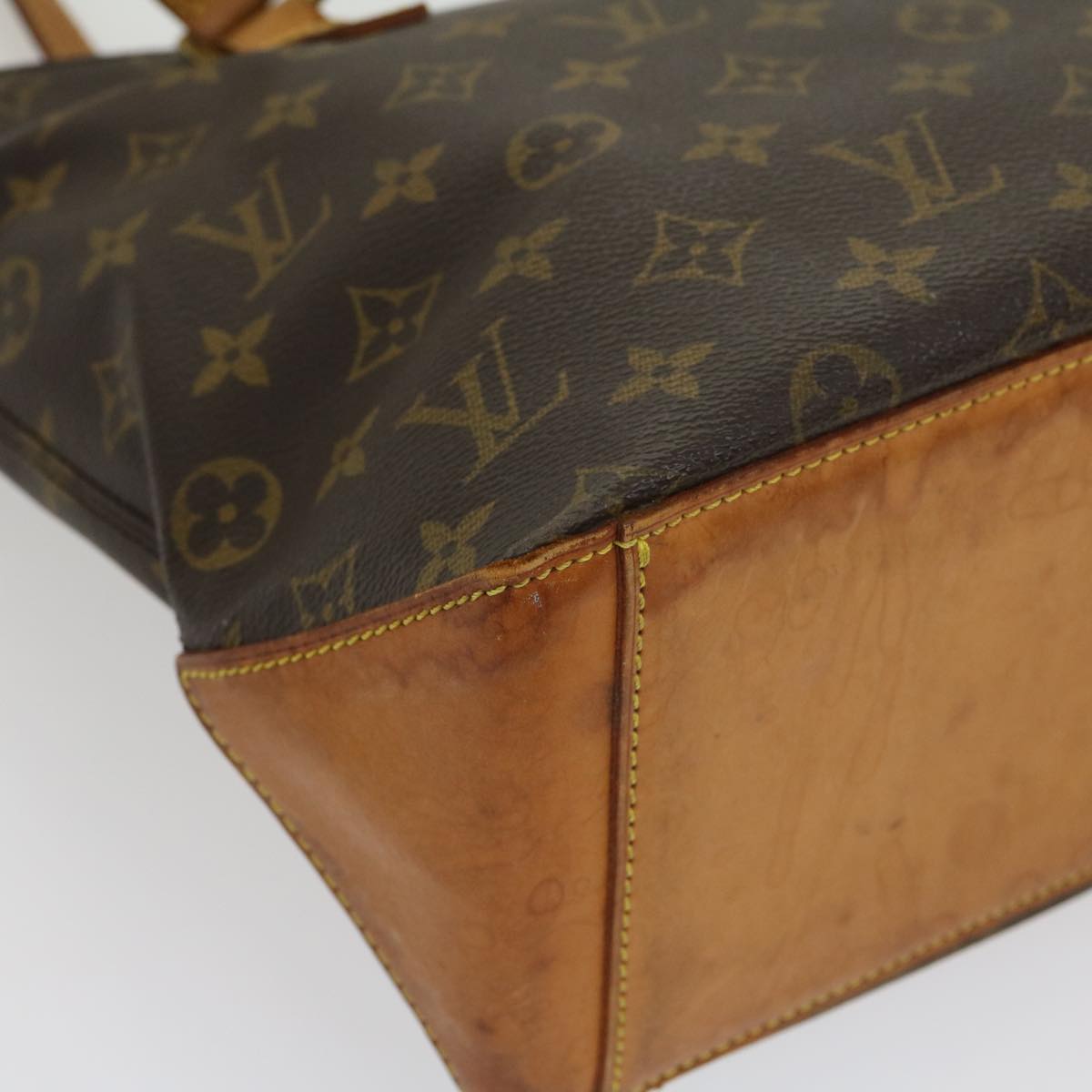 LOUIS VUITTON Monogram Cabas Piano Tote Bag M51148 LV Auth 31212