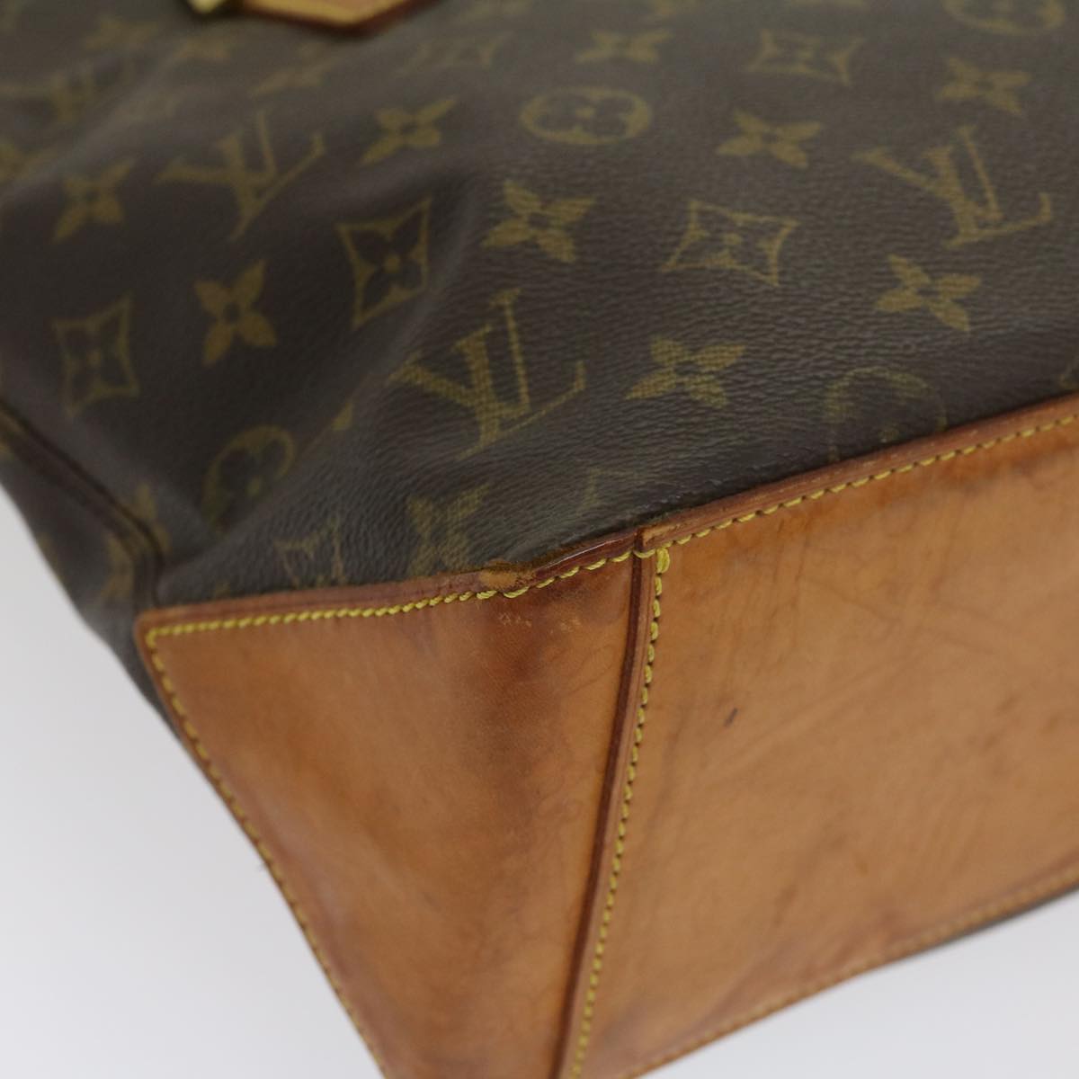 LOUIS VUITTON Monogram Cabas Piano Tote Bag M51148 LV Auth 31212