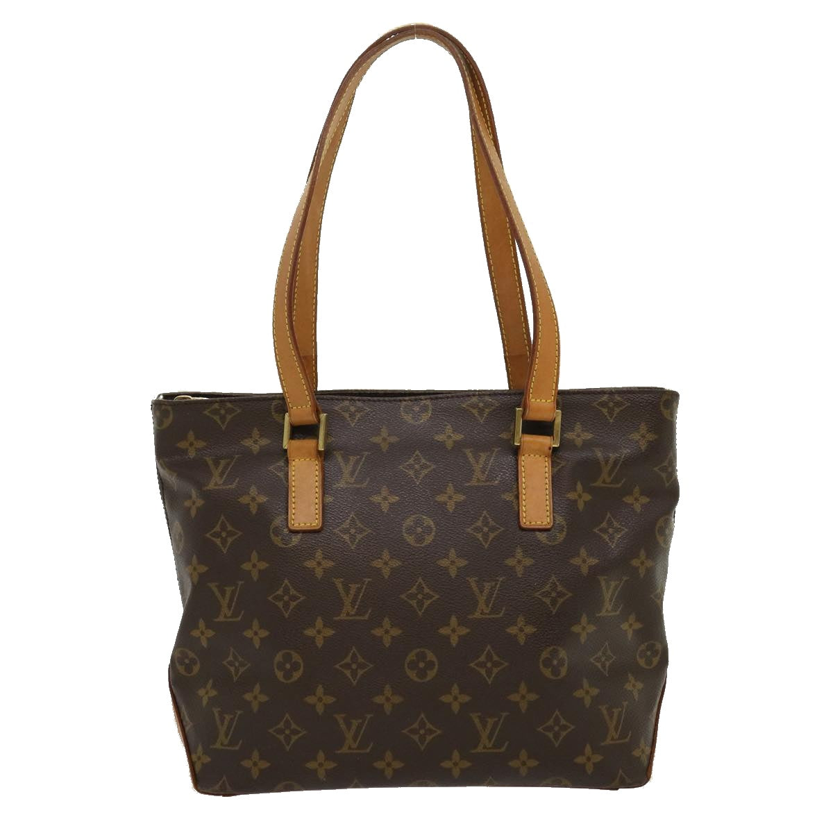 LOUIS VUITTON Monogram Cabas Piano Tote Bag M51148 LV Auth 31212