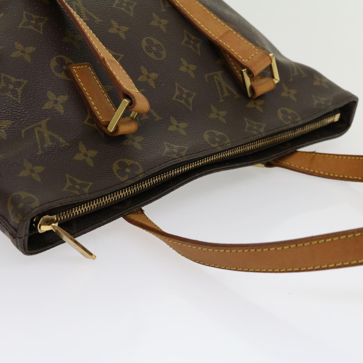 LOUIS VUITTON Monogram Cabas Piano Tote Bag M51148 LV Auth 31212