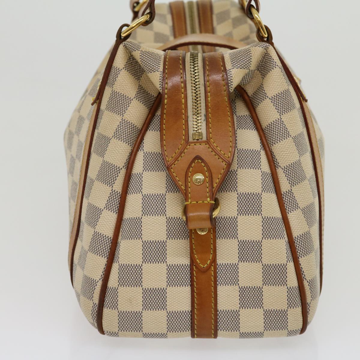 LOUIS VUITTON Damier Azur Stresa PM Tote Bag N42220 LV Auth 31218