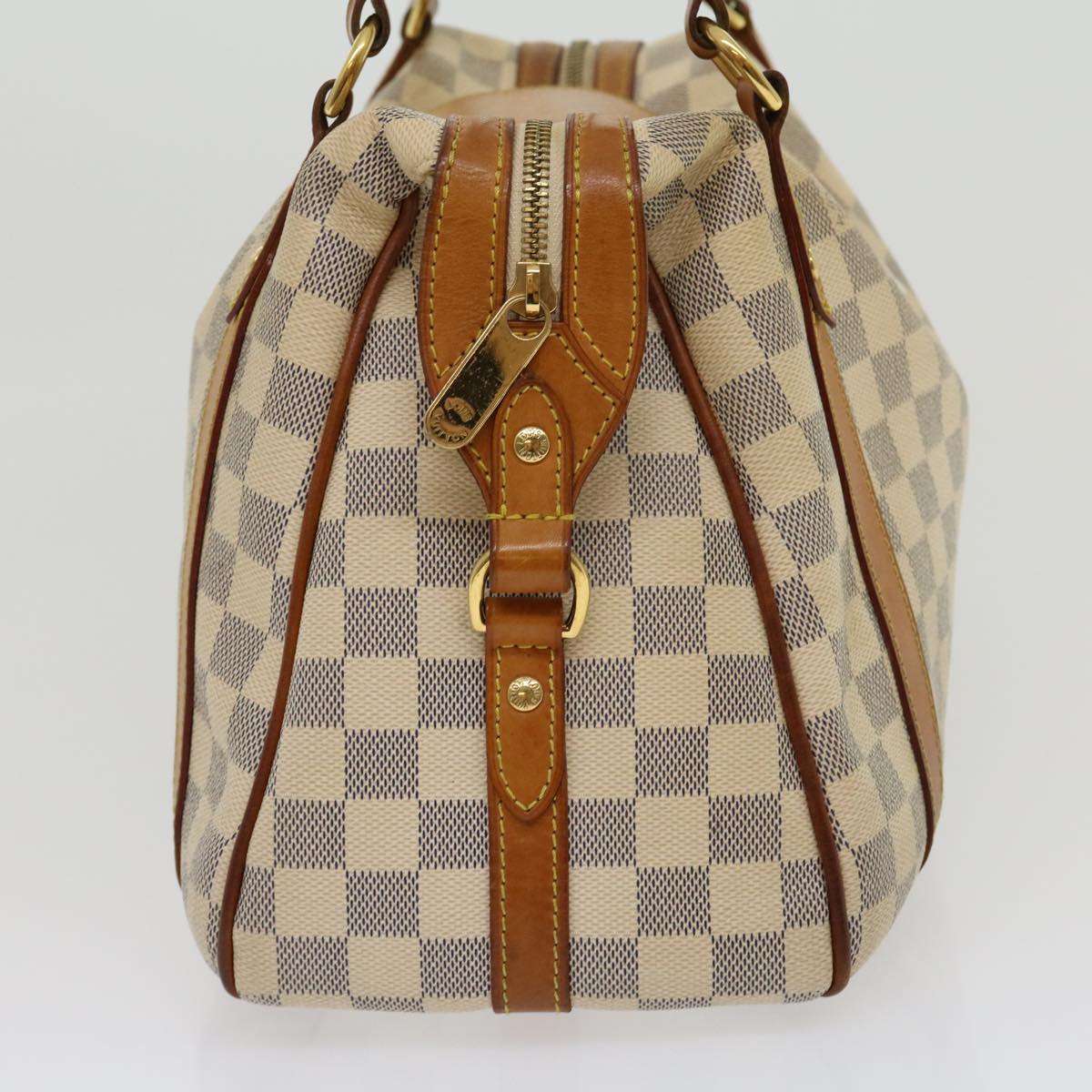 LOUIS VUITTON Damier Azur Stresa PM Tote Bag N42220 LV Auth 31218