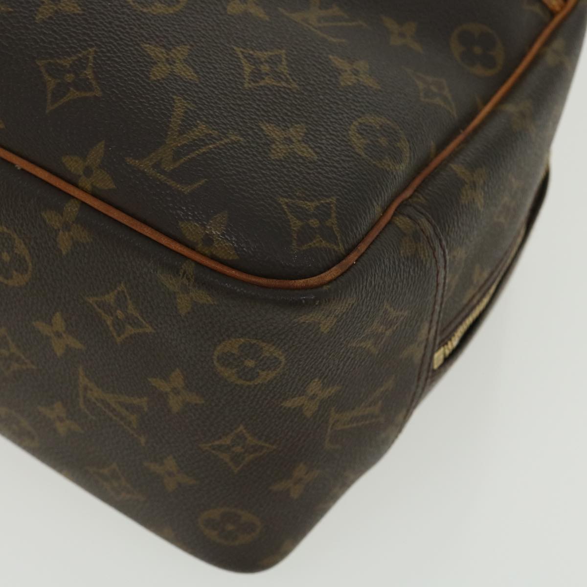 LOUIS VUITTON Monogram Deauville Hand Bag M47270 LV Auth 31226