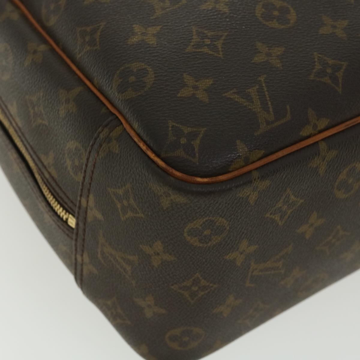 LOUIS VUITTON Monogram Deauville Hand Bag M47270 LV Auth 31226