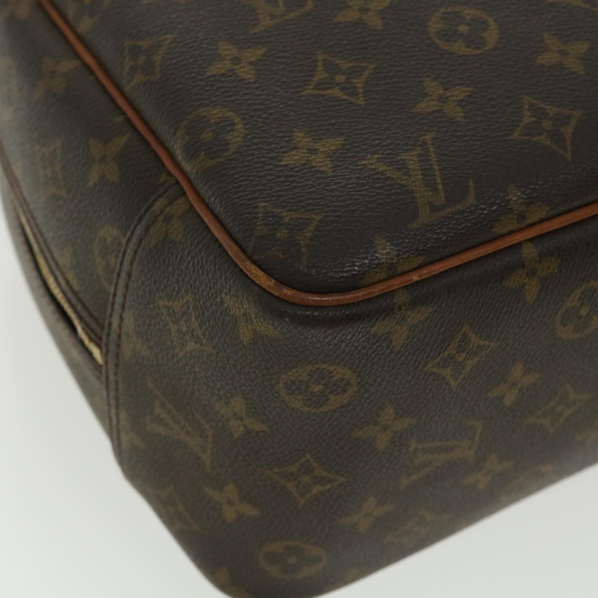 LOUIS VUITTON Monogram Deauville Hand Bag M47270 LV Auth 31226