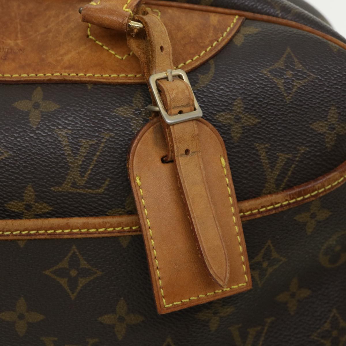 LOUIS VUITTON Monogram Deauville Hand Bag M47270 LV Auth 31226