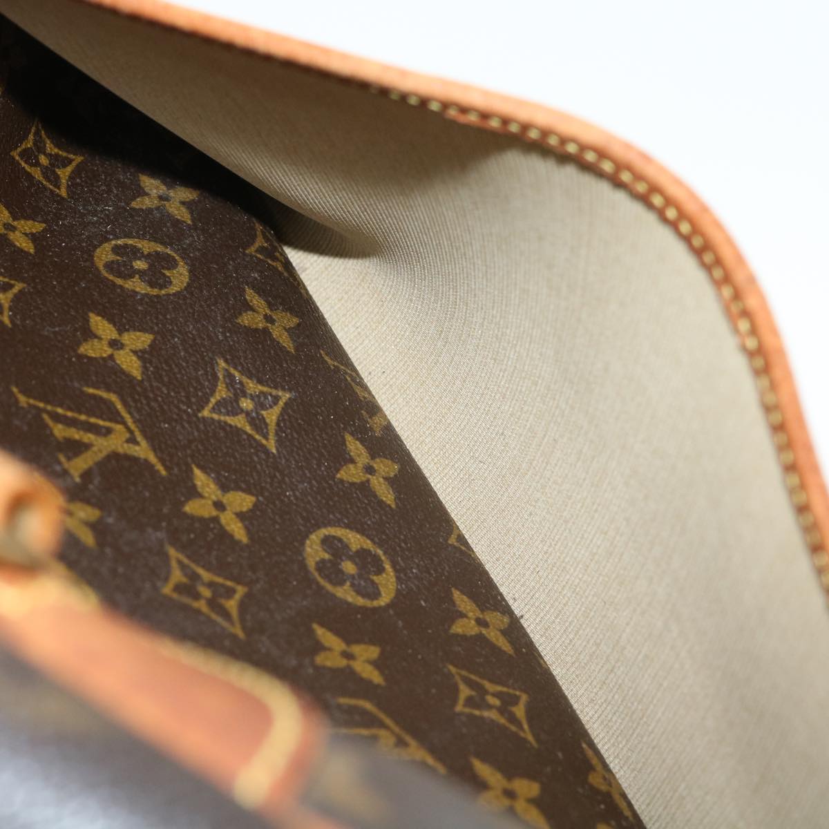 LOUIS VUITTON Monogram Deauville Hand Bag M47270 LV Auth 31226