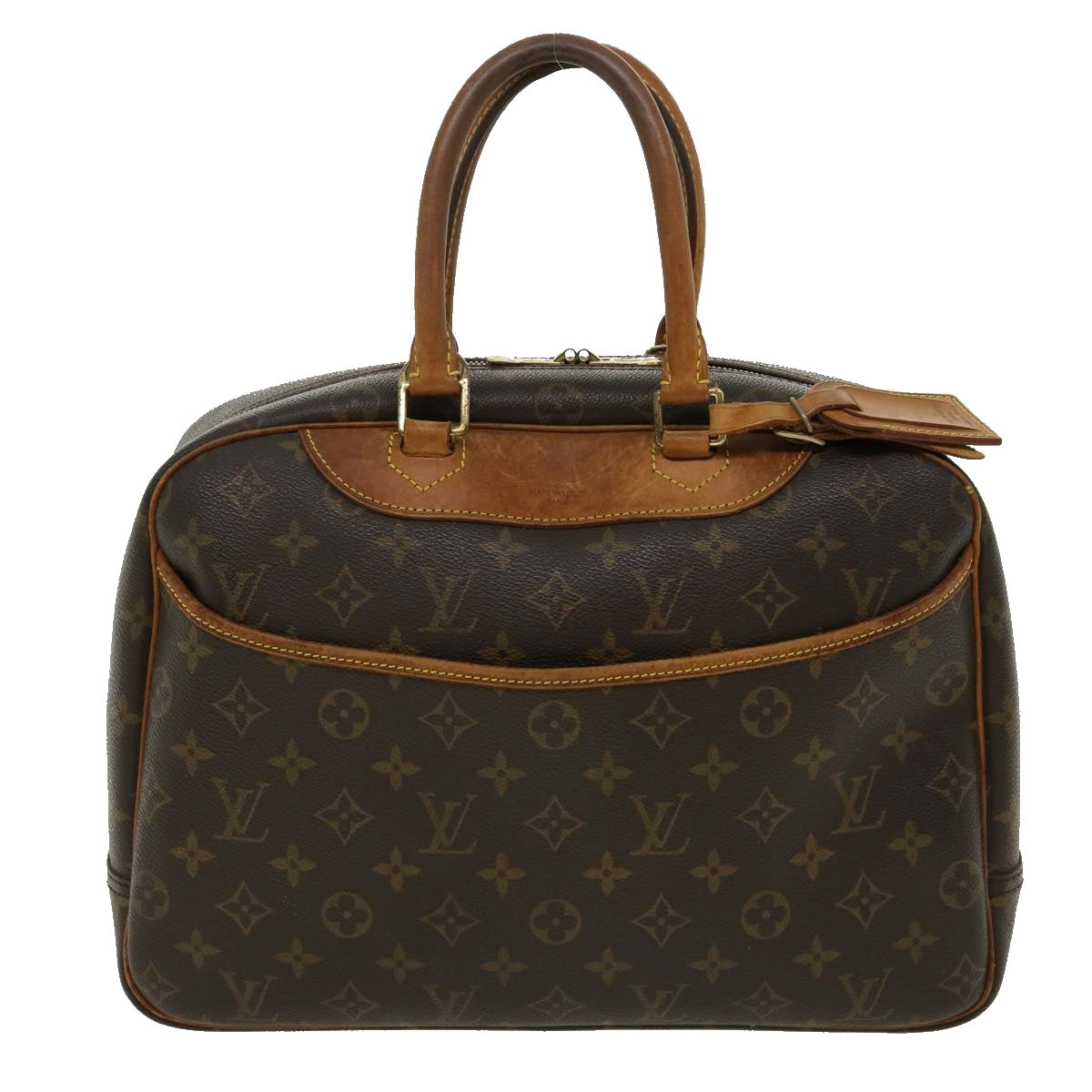 LOUIS VUITTON Monogram Deauville Hand Bag M47270 LV Auth 31226