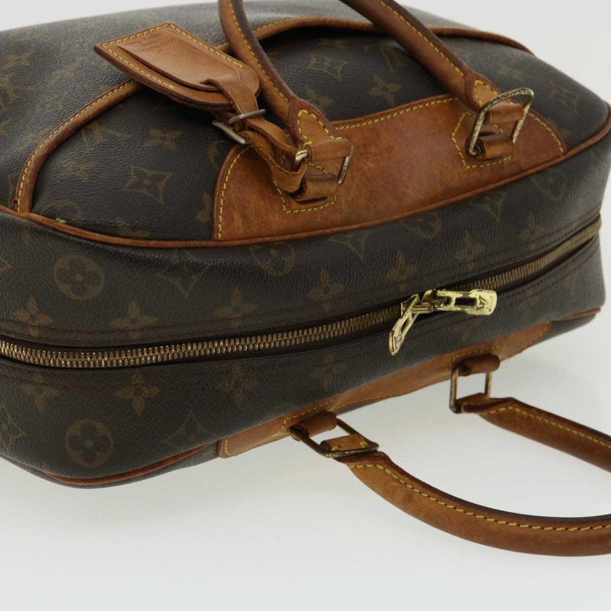 LOUIS VUITTON Monogram Deauville Hand Bag M47270 LV Auth 31226