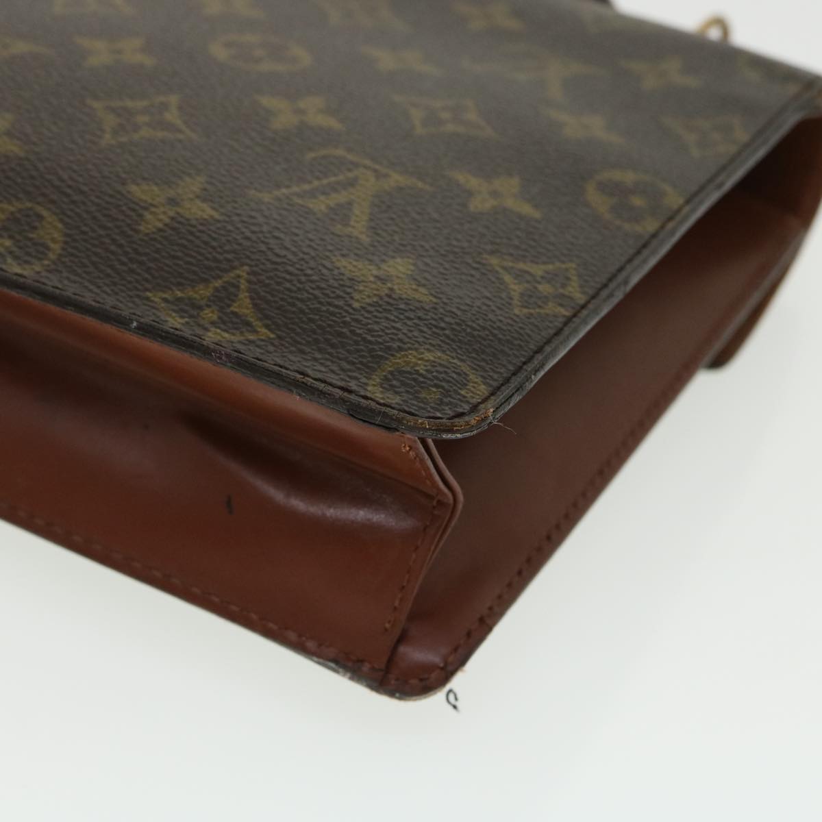 LOUIS VUITTON Monogram Monceau Hand Bag M51185 LV Auth 31231