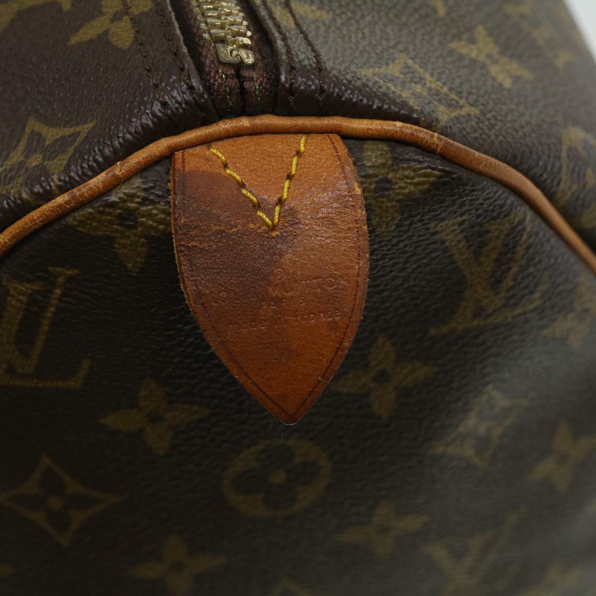 LOUIS VUITTON Monogram Speedy 40 Hand Bag M41522 LV Auth 31244