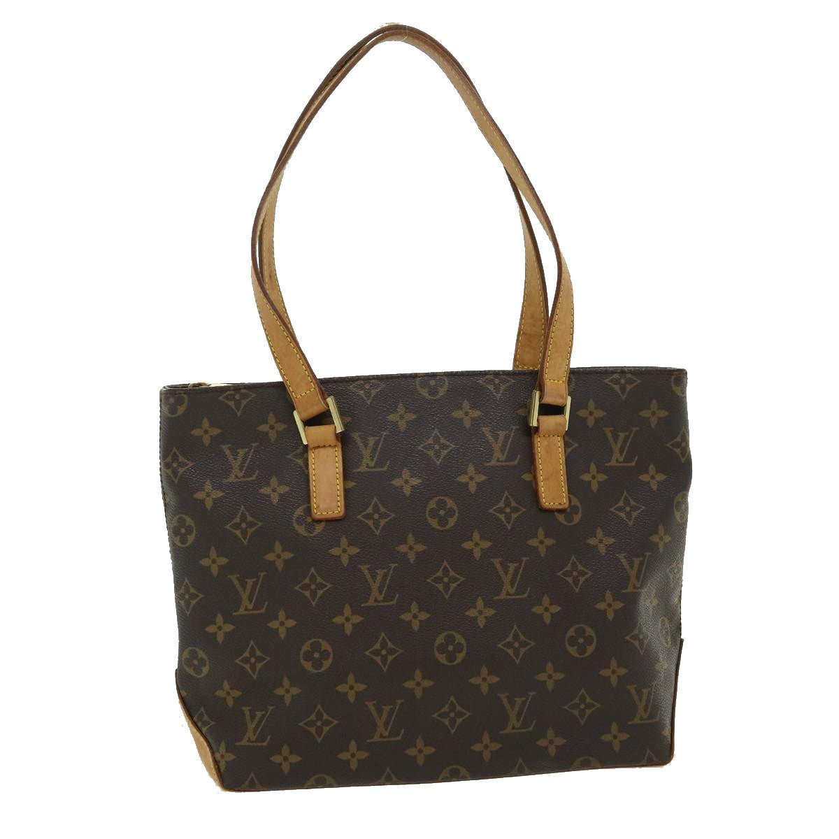 LOUIS VUITTON Monogram Cabas Piano Tote Bag M51148 LV Auth 31246