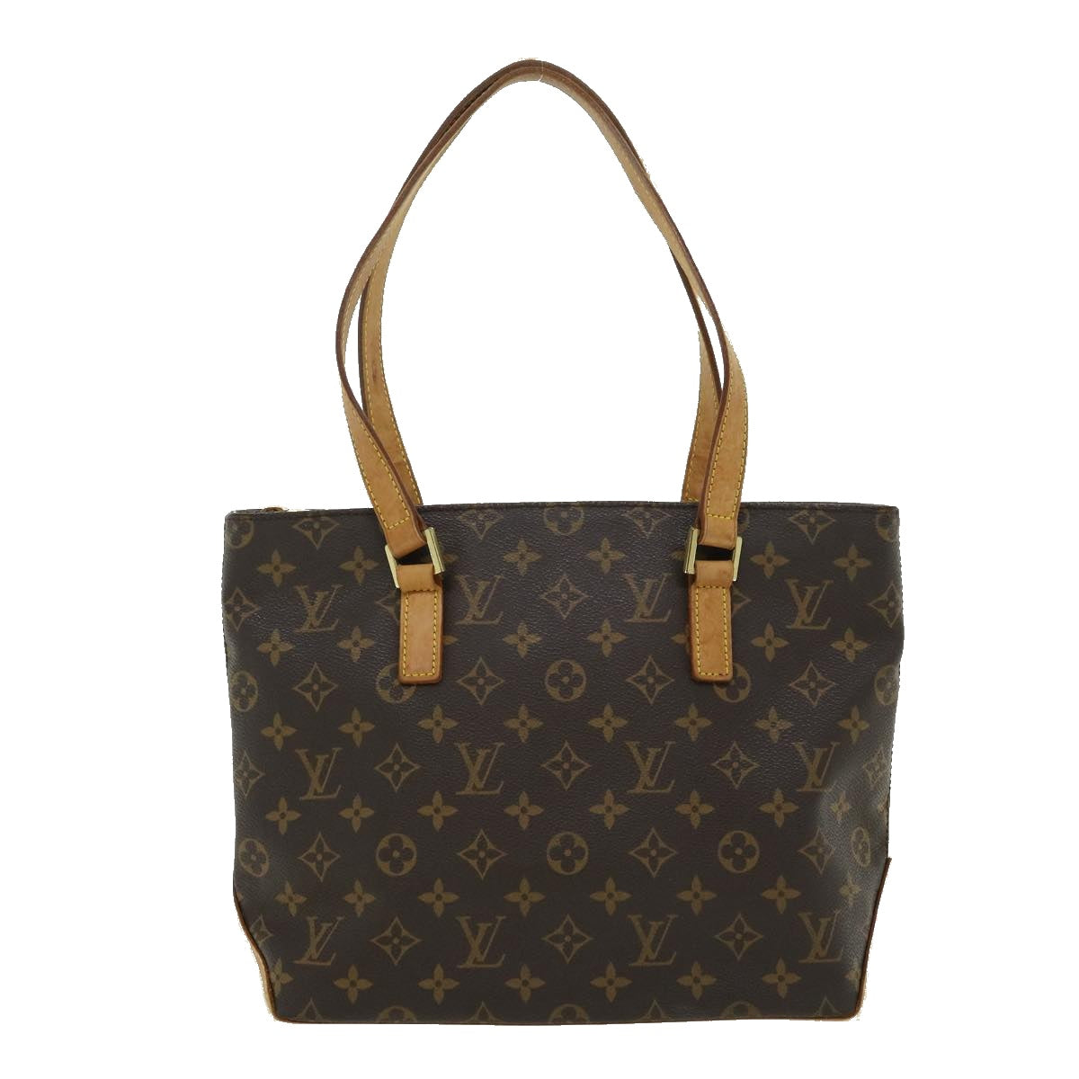 LOUIS VUITTON Monogram Cabas Piano Tote Bag M51148 LV Auth 31246