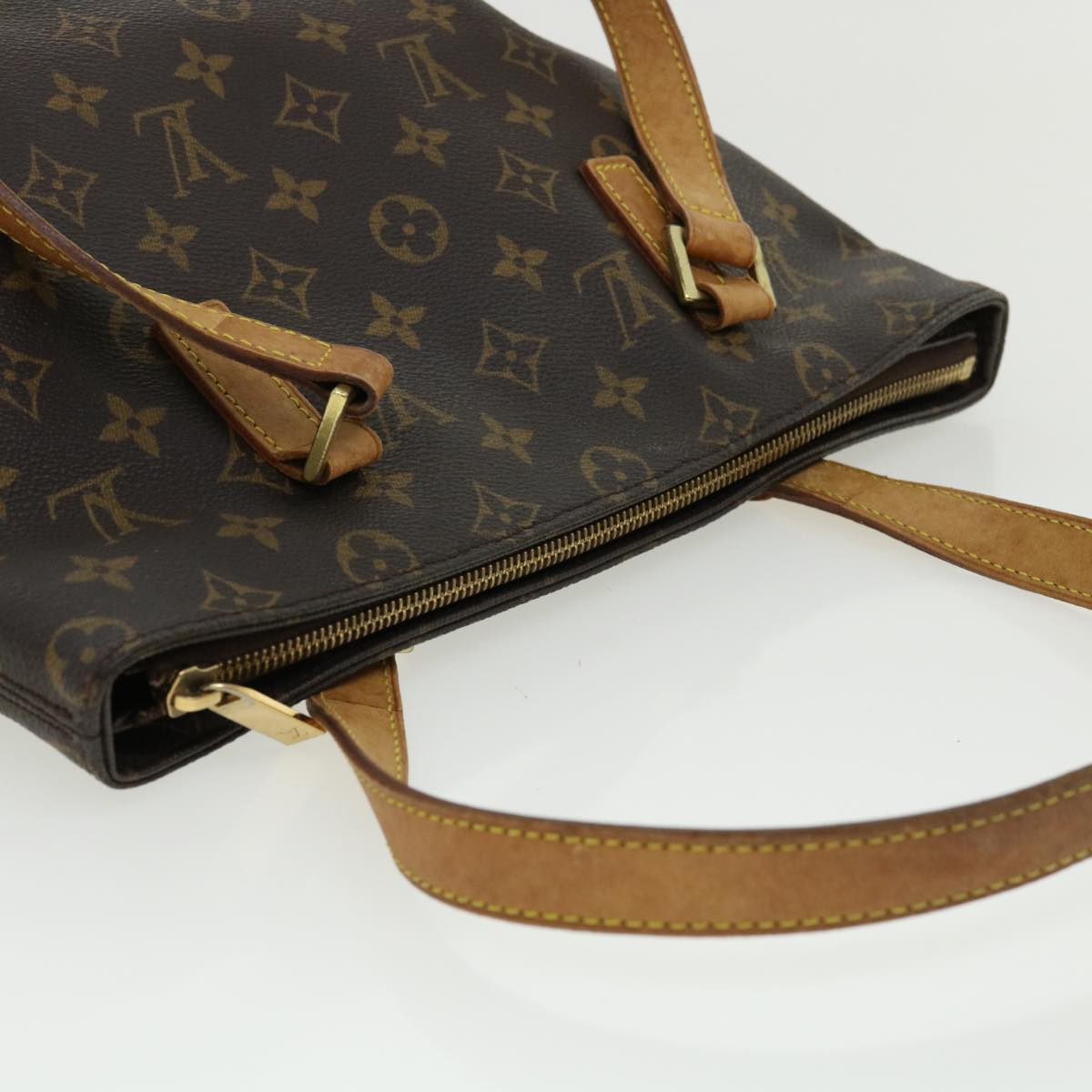 LOUIS VUITTON Monogram Cabas Piano Tote Bag M51148 LV Auth 31246