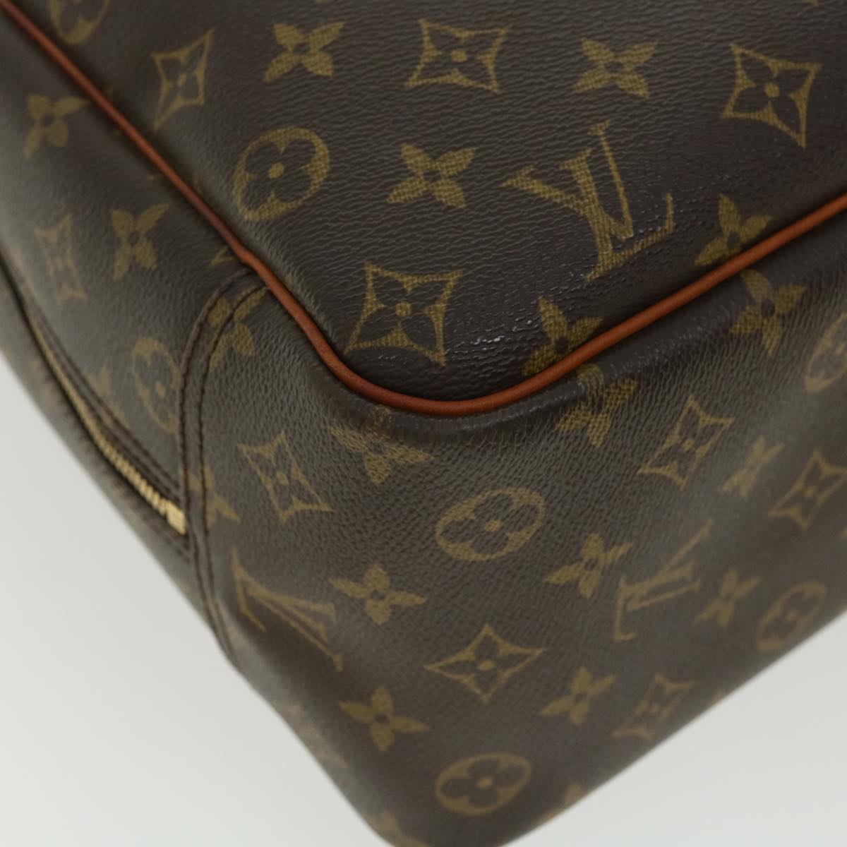 LOUIS VUITTON Monogram Deauville Hand Bag M47270 LV Auth 31249