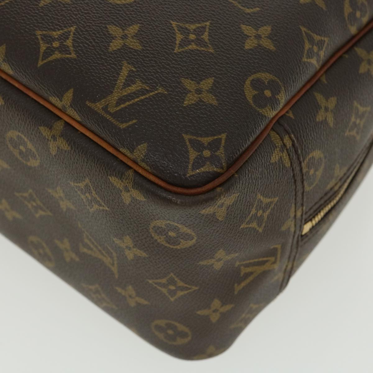 LOUIS VUITTON Monogram Deauville Hand Bag M47270 LV Auth 31249