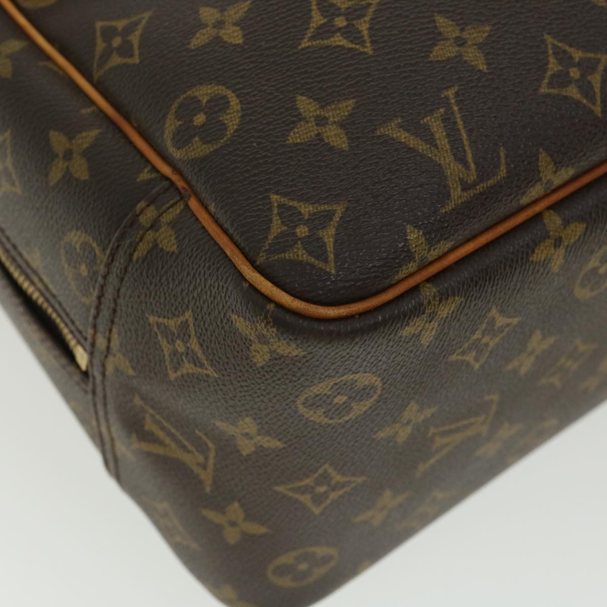 LOUIS VUITTON Monogram Deauville Hand Bag M47270 LV Auth 31249