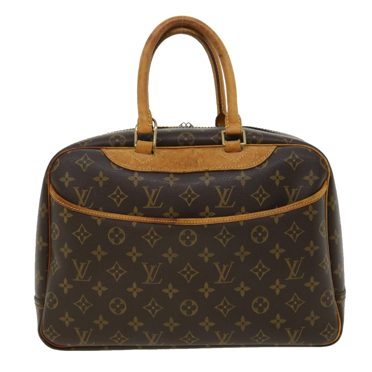 LOUIS VUITTON Monogram Deauville Hand Bag M47270 LV Auth 31249