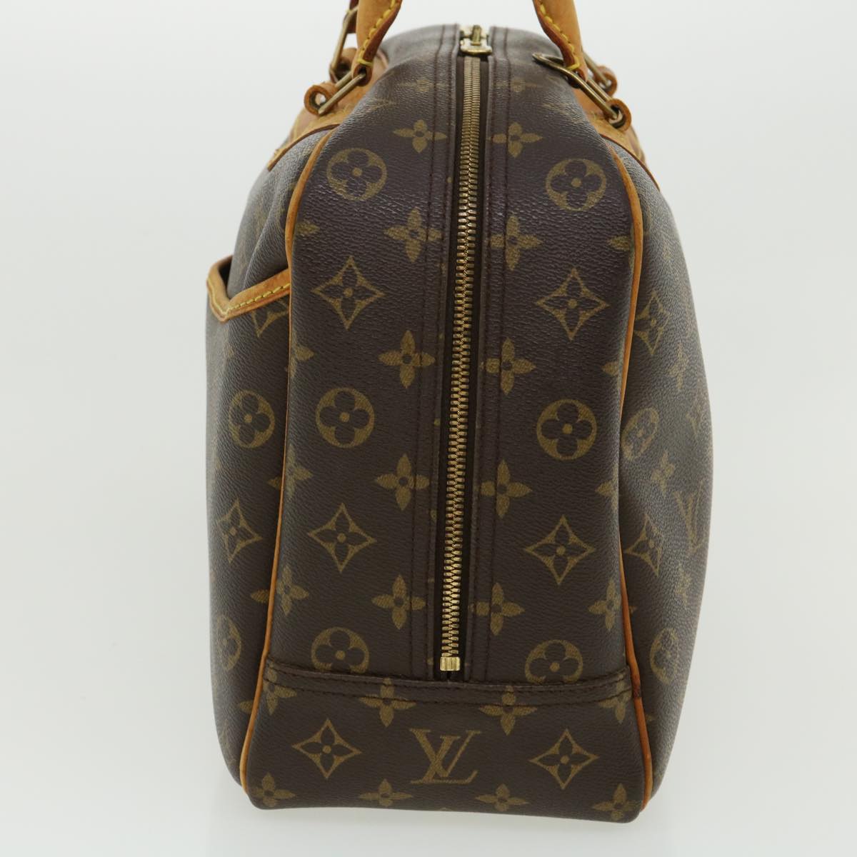 LOUIS VUITTON Monogram Deauville Hand Bag M47270 LV Auth 31249