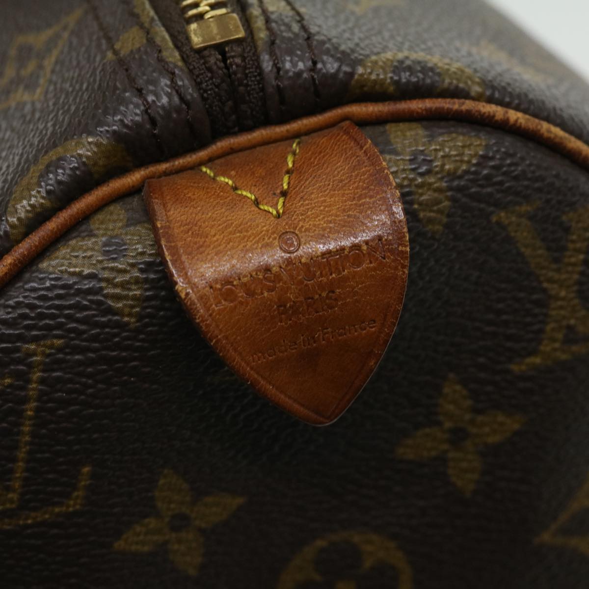 LOUIS VUITTON Monogram Speedy 30 Hand Bag M41526 LV Auth 31269