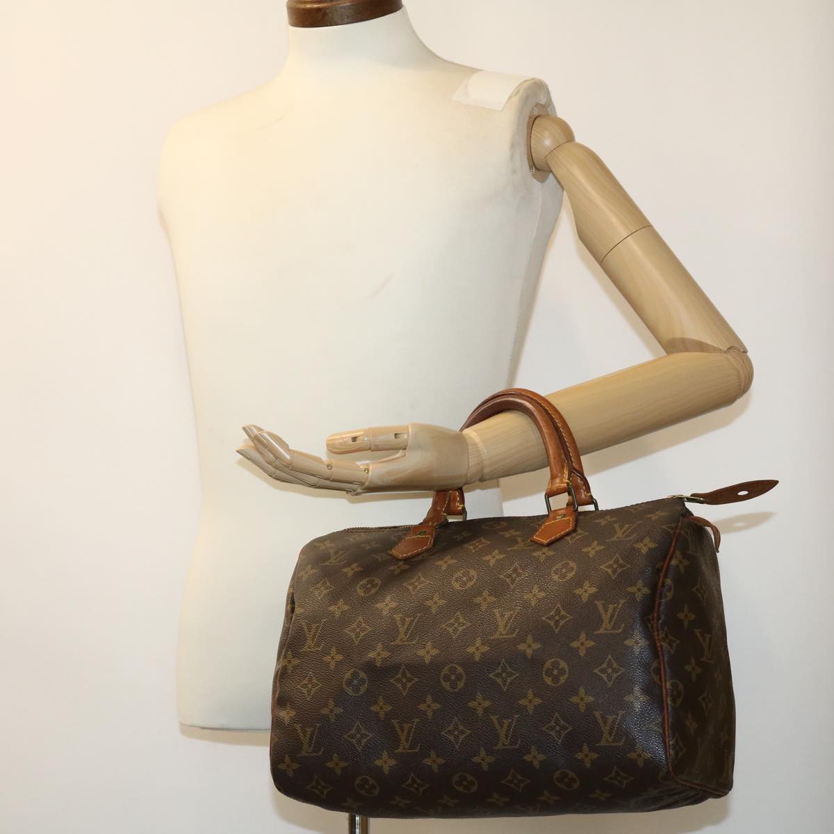 LOUIS VUITTON Monogram Speedy 30 Hand Bag M41526 LV Auth 31269