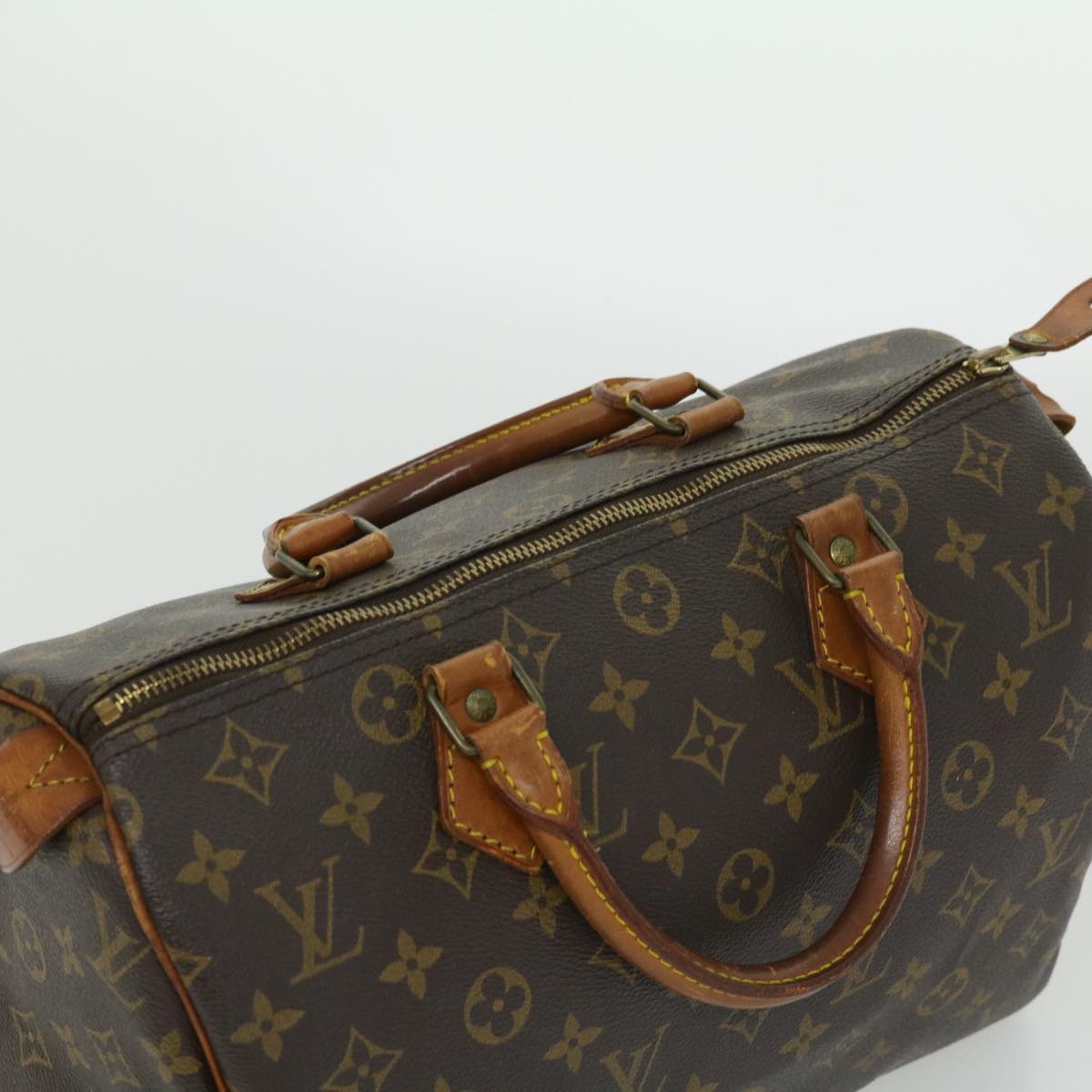 LOUIS VUITTON Monogram Speedy 30 Hand Bag M41526 LV Auth 31269