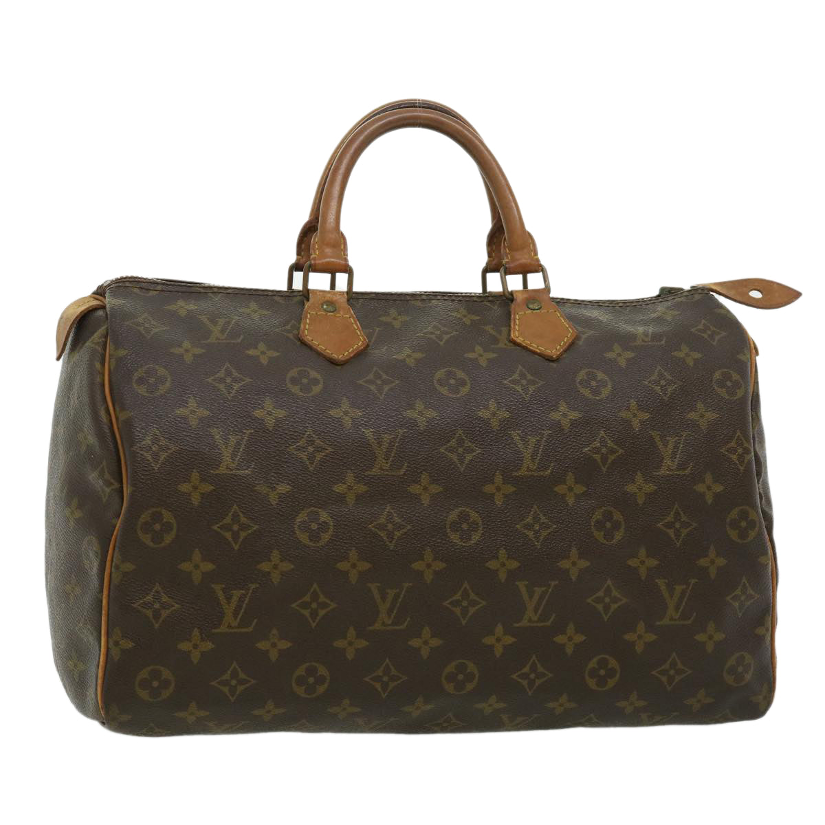 LOUIS VUITTON Monogram Speedy 35 Hand Bag M41524 LV Auth 31410