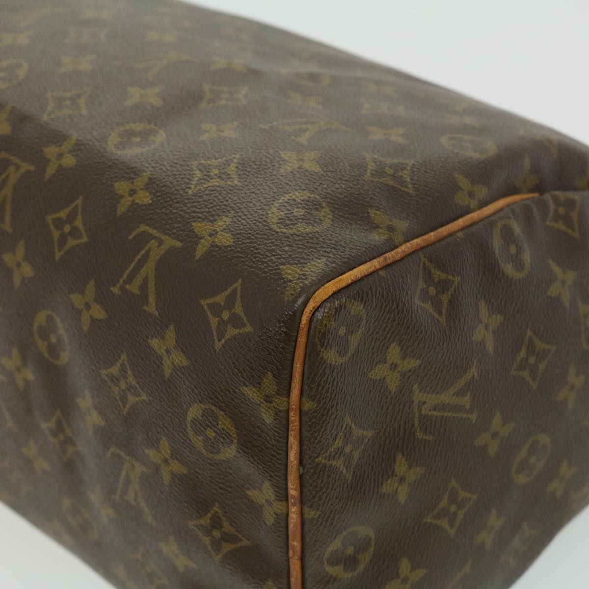 LOUIS VUITTON Monogram Speedy 35 Hand Bag M41524 LV Auth 31410