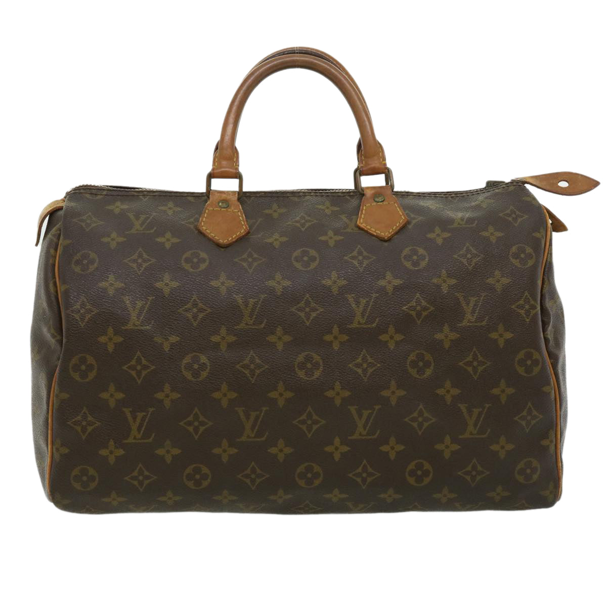 LOUIS VUITTON Monogram Speedy 35 Hand Bag M41524 LV Auth 31410