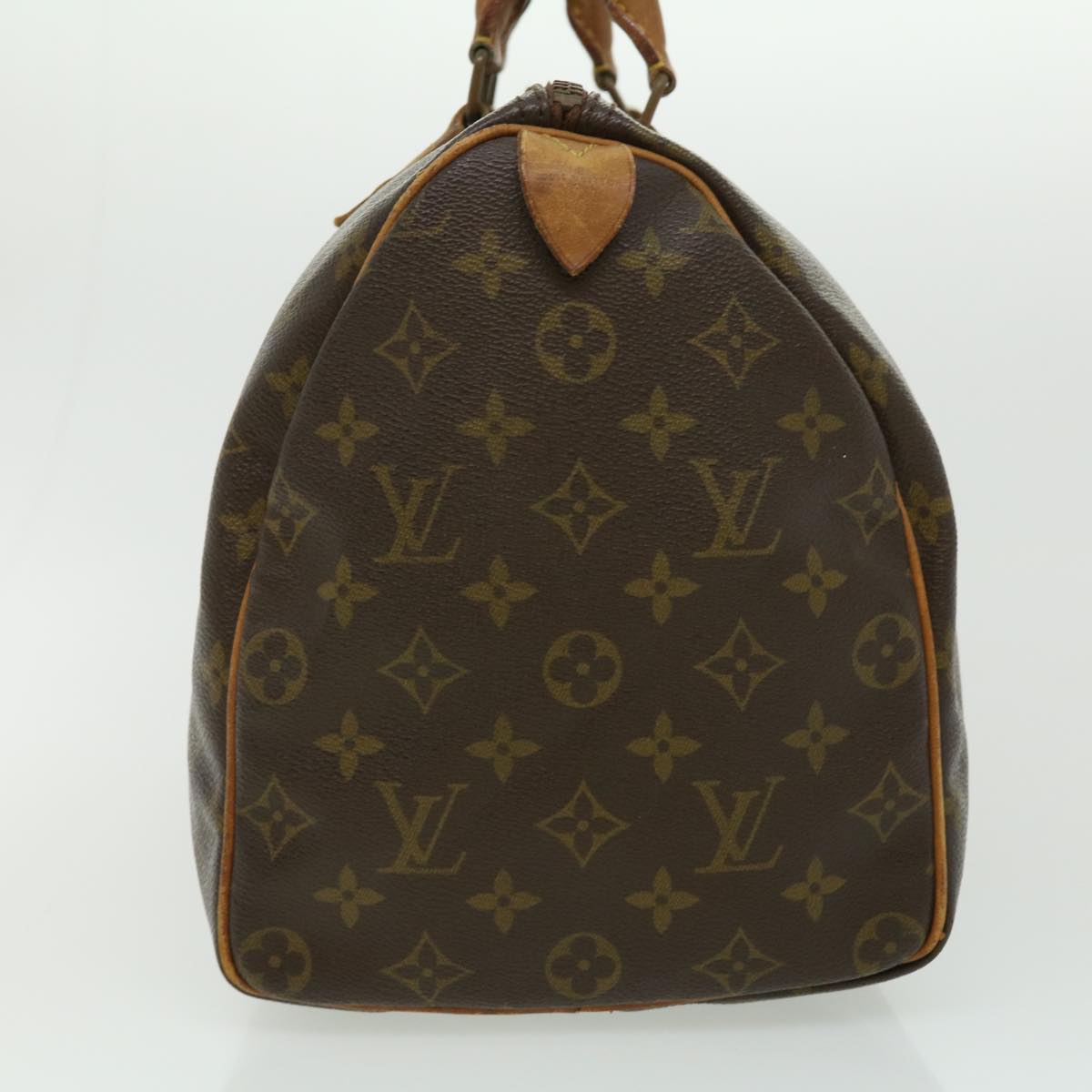 LOUIS VUITTON Monogram Speedy 35 Hand Bag M41524 LV Auth 31410